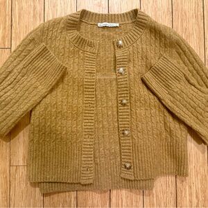 Abercrombie & Fitch Cable Knit Cardigan 2 piece with tank